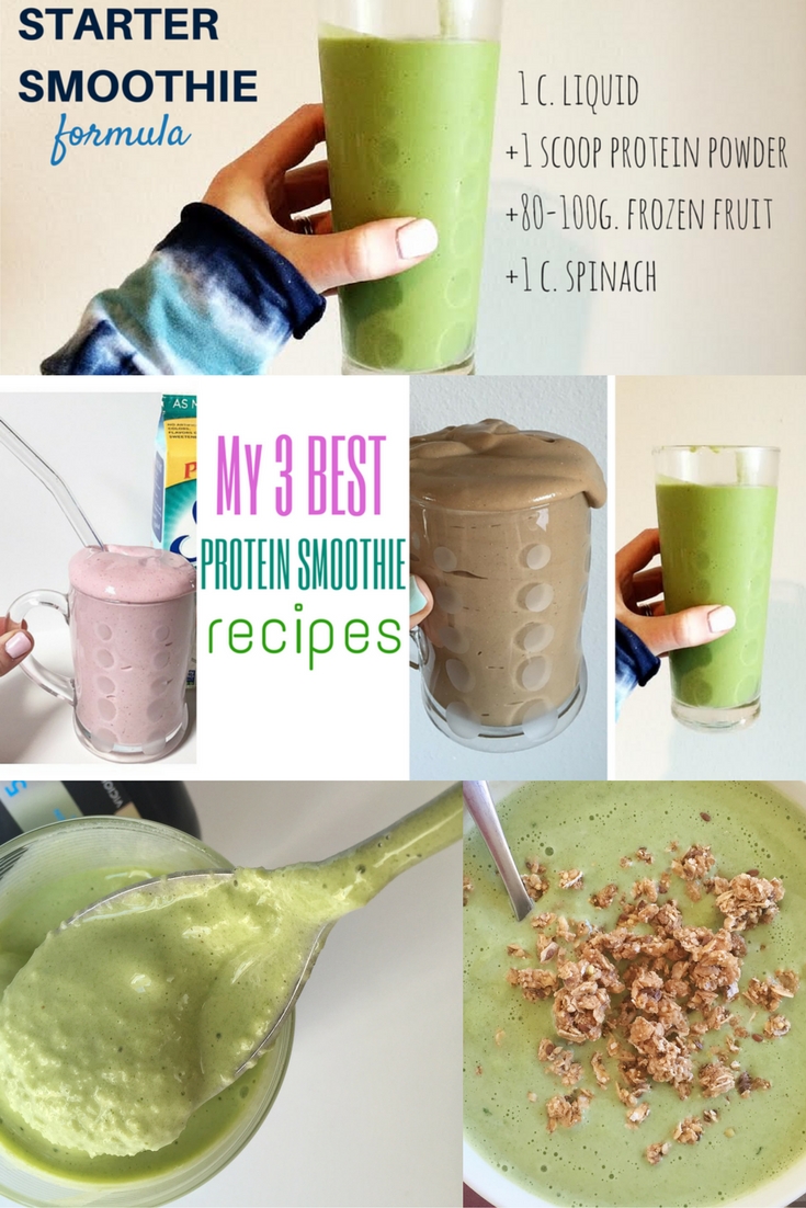 The Best 3 Protein Smoothie Recipes - Paige Kumpf