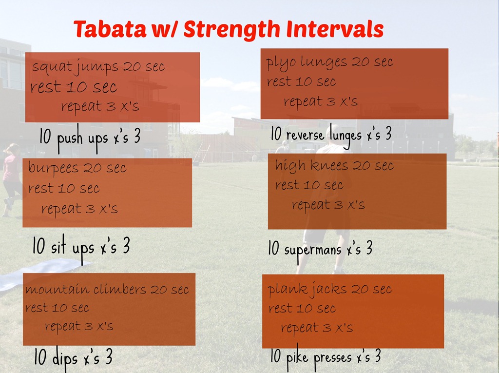 Tabata Workout W Strength Bursts