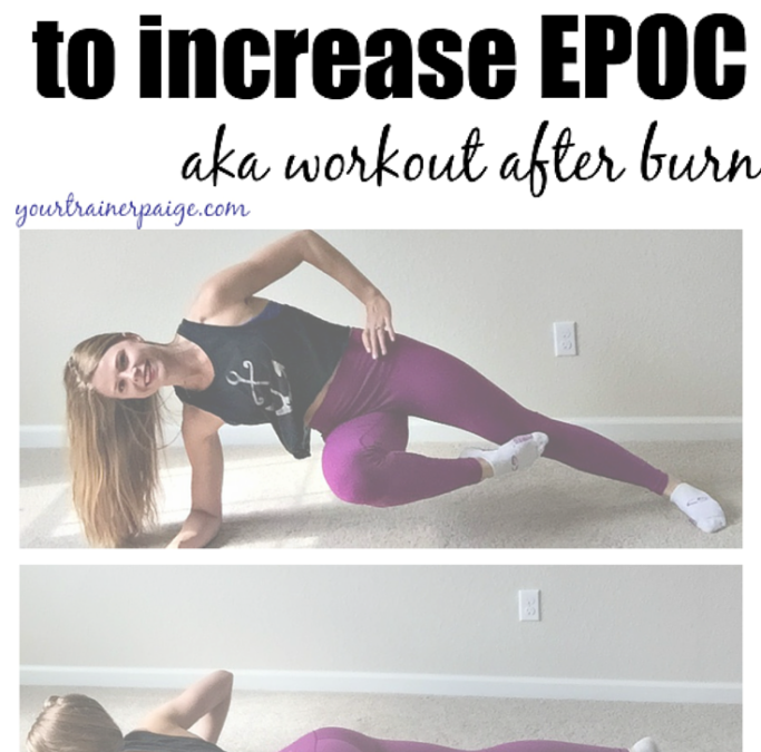 5 Ways to Increase EPOC aka Workout After Burn