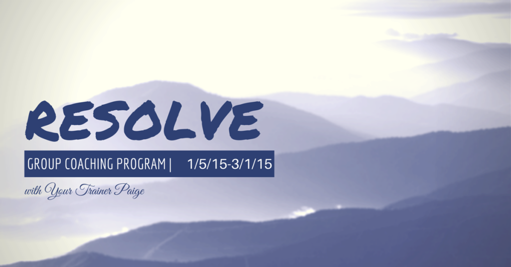 Introducing: the Resolve Group Coaching Program