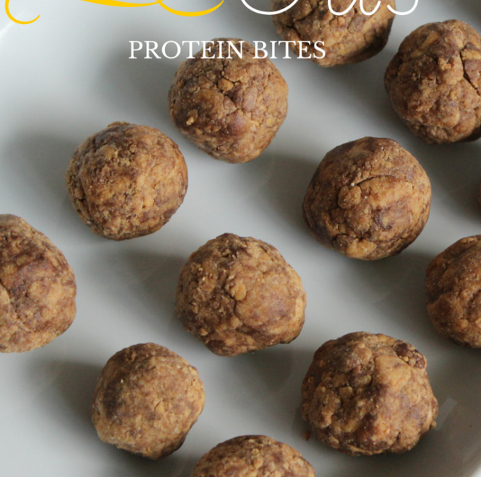 Peanut Butter Cup Protein Bites