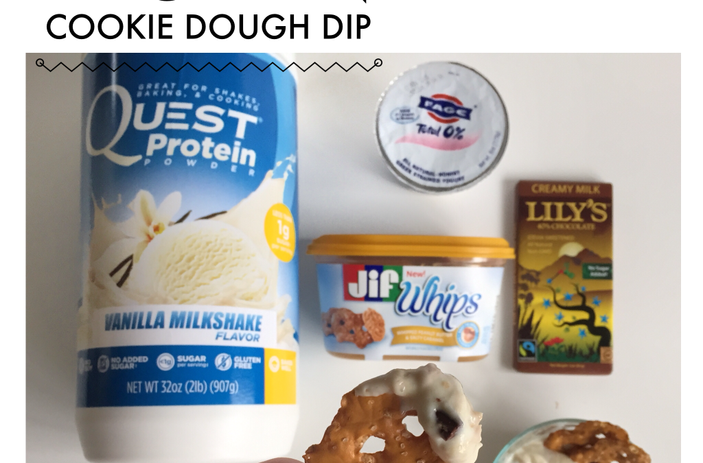 4 Ingredient Protein Cookie Dough Dip