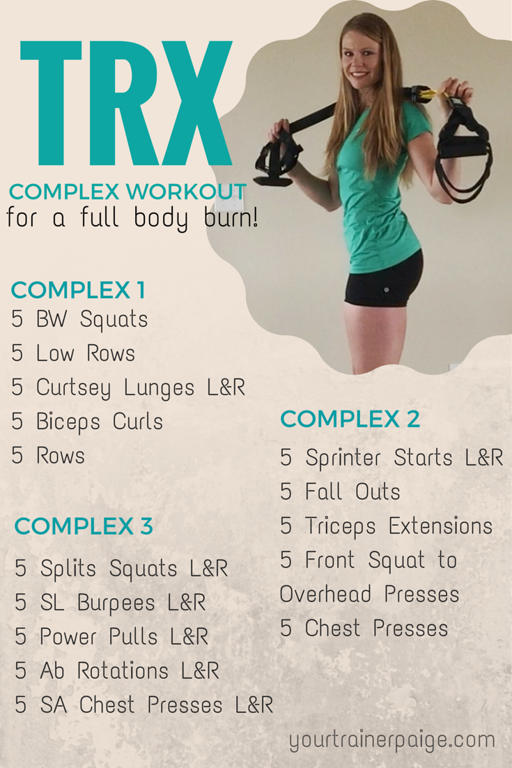 TRX Complex Workout for a Full Body Burn - Paige Kumpf