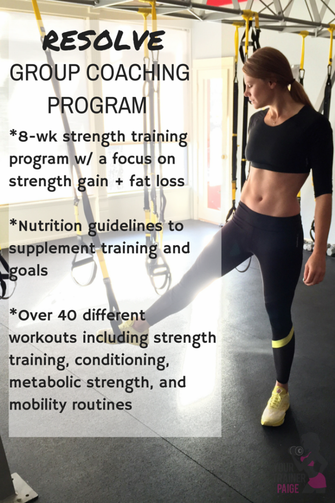 RESOLVE Strength Training Program Now On Sale!