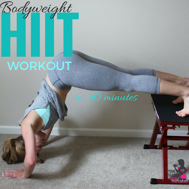 Bodyweight HIIT Workout You Can Do in 30 Minutes