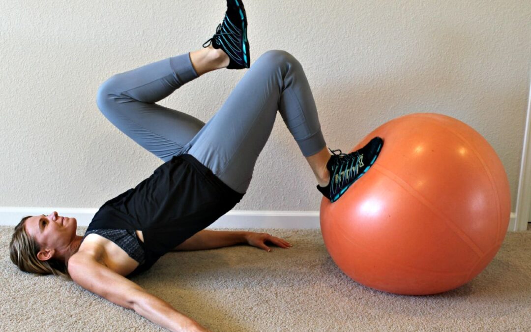 Home Workout: Super Strong Stability Ball Workout {Advanced}