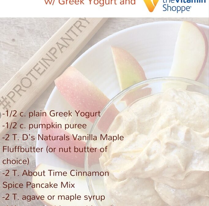 Protein-Packed Pumpkin Dip with Greek Yogurt and the #ProteinPantry