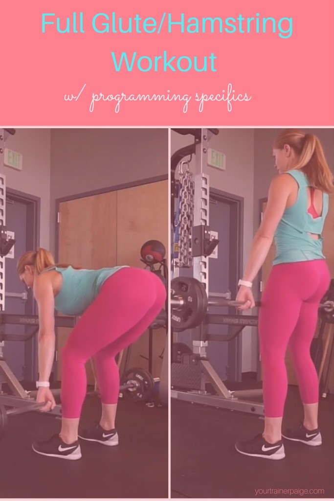 Full Glute-Hamstring Workout w- Programming