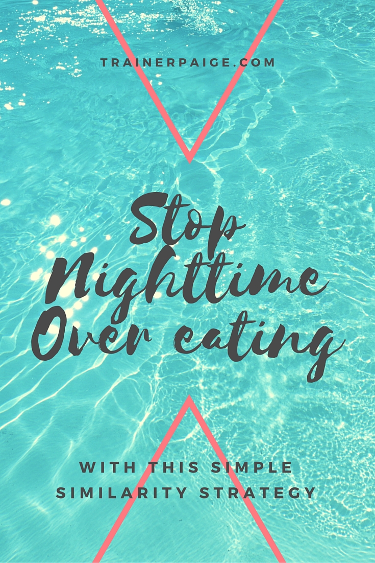Stop Nighttime Overeating with the Simplified Similarity Strategy
