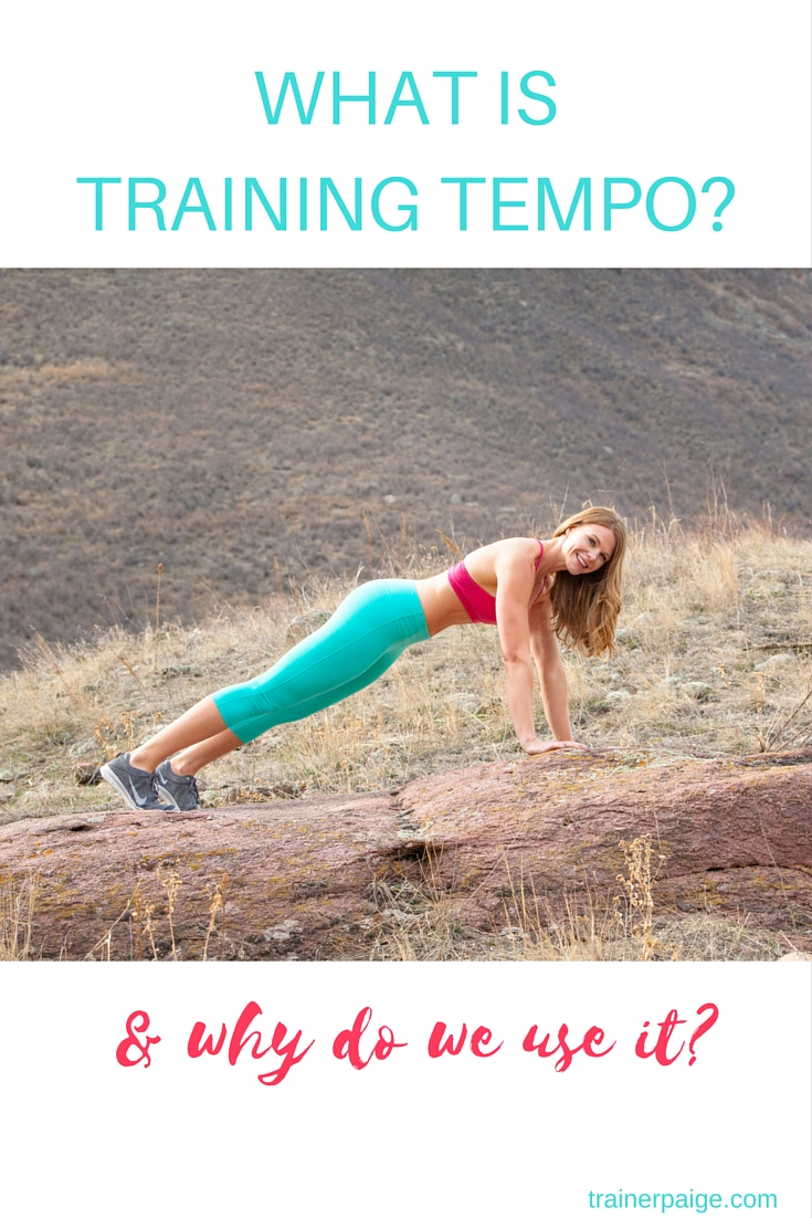 WHAT IS TRAINING TEMPO-
