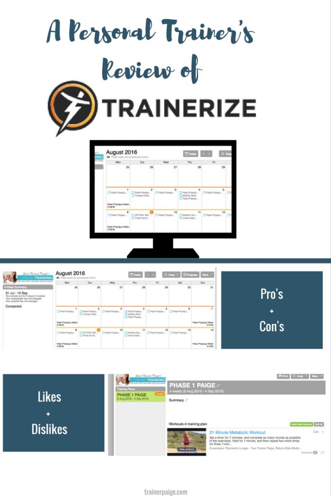 Trainerize Review from a Personal Trainer