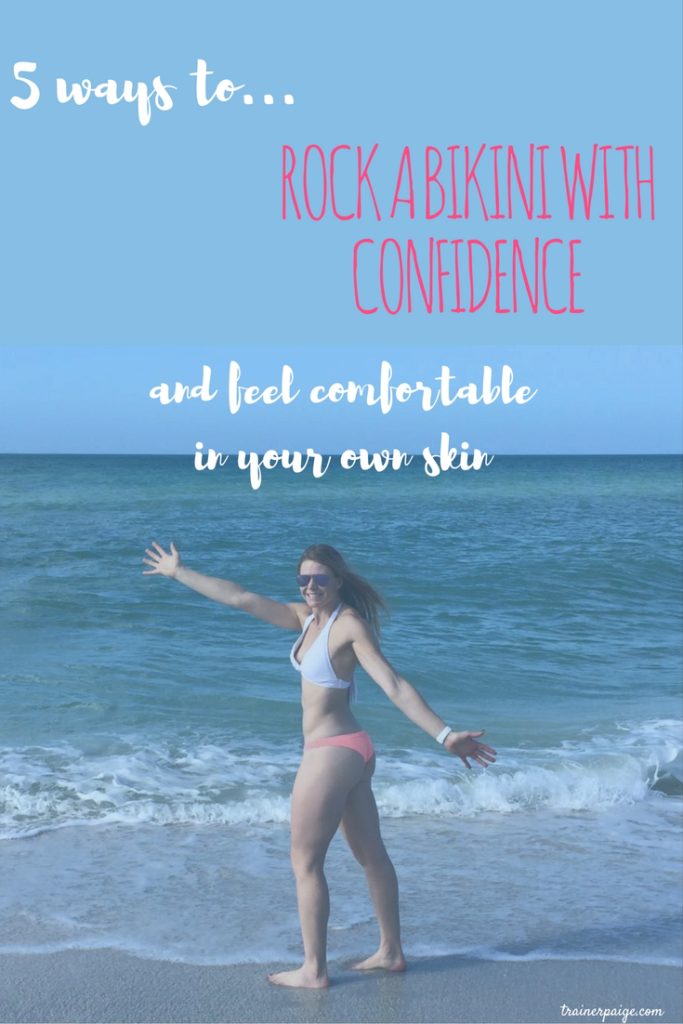 wore a bikini with confidence