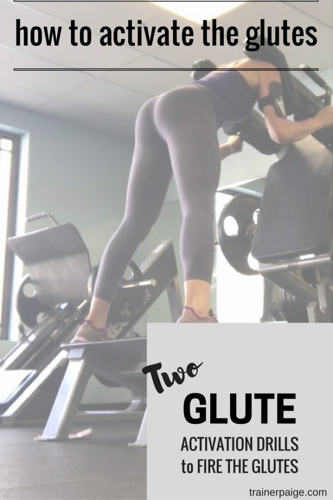 Having trouble activating your glutes? Try these two glute activation drills